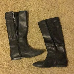 Black Leather Boots